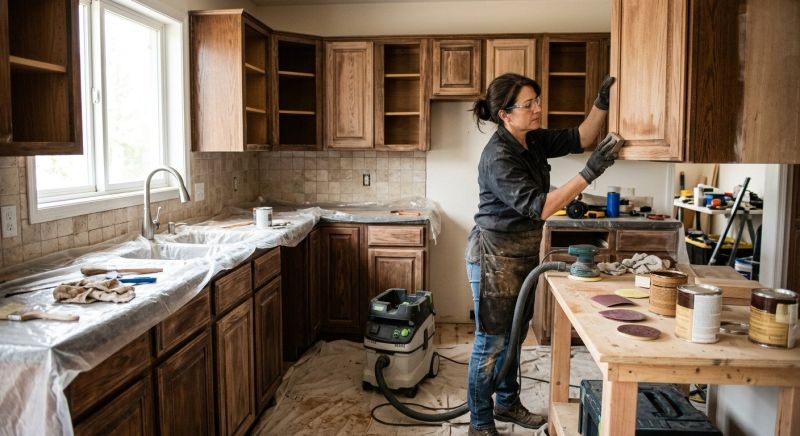 Cupboard Refinishing in Kokomo, IN