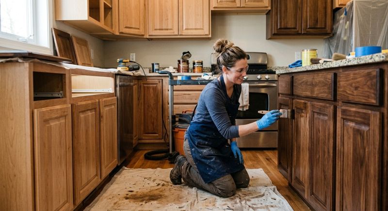 Cupboard Refinishing in Terre Haute, IN