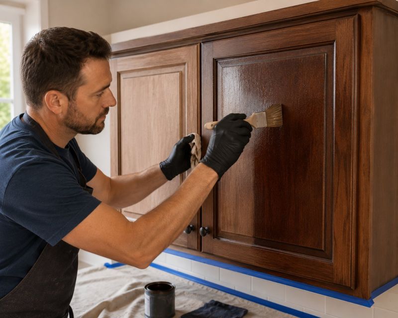 Kitchen Cupboard Refinishing in Cincinnati, OH