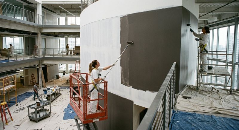 Reception Area Painting in Longmont, CO